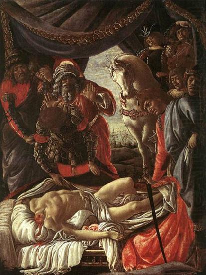 BOTTICELLI, Sandro The Discovery of the Murder of Holofernes china oil painting image